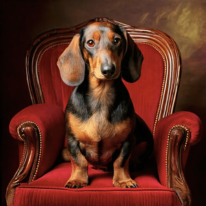 Posing In His Favourite Chair