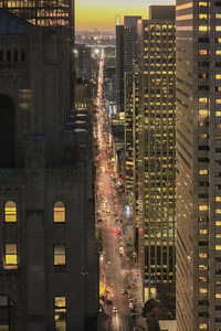 View North on Yonge Street from One King West