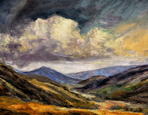 The Mourne Mountains in Ireland