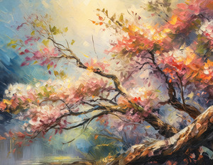 Old Sakura Tree in Bloom