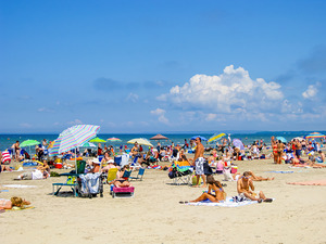 Crowded Panama City Beach