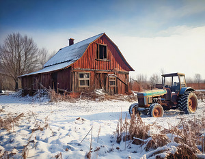 Forgot to Put the Tractor in the Barn