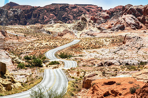 Road Through the Valley of Fire - Nevada 2004