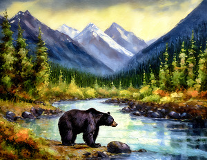 Black Bear in Alaska