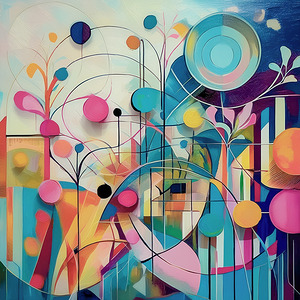 Underwater Weeds and Fish by Thea Menagh