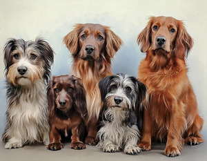 Friends Sitting Nicely