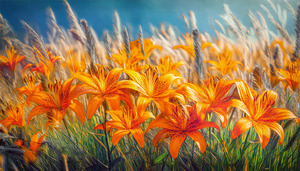 Harmless tiger lillies