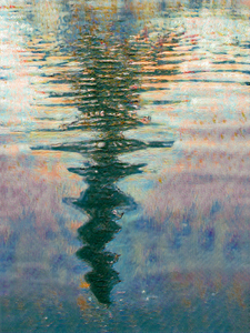 Reflection of the Eiffel in the Seine