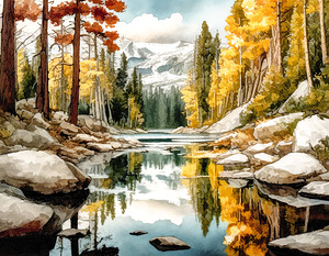 Mountains in the Distance