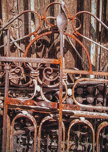 Rusty Iron Headboards