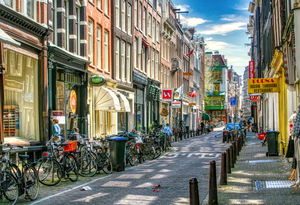 Typical Amsterdam Side Street