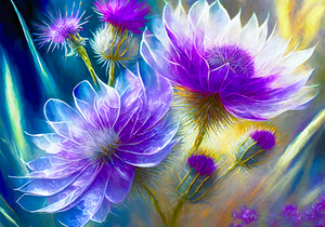 Transparent Thistles