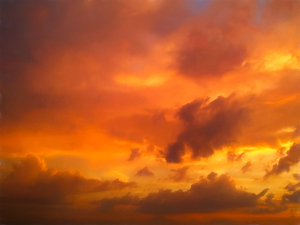 Orange Sky at Sunset