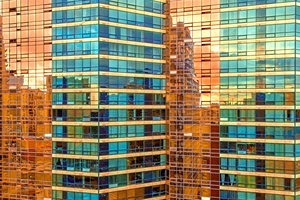 Setting Sun on the Skyscrapers