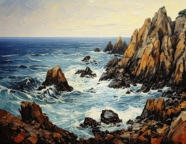 CRAGGY ROCKS ON SHORE Digital Download