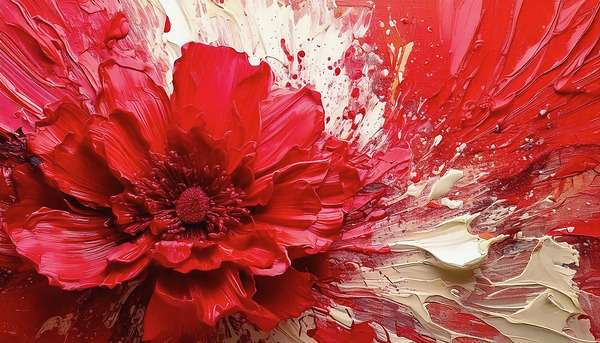 Une Belle Fleur Juste Pour Toi Print