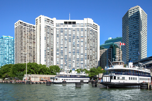 Ferries at Harbourfront in Toronto by Thea Menagh