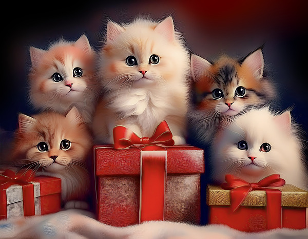 Bringing You a Special Gift Print