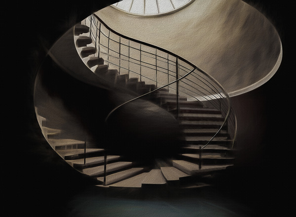 Circular Staircase by Thea Menagh