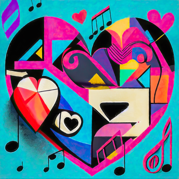 Hearts in a Heart  Digital Download