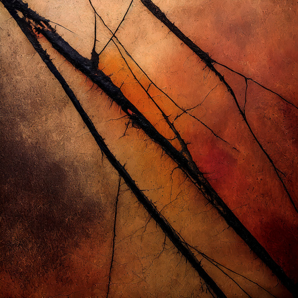 Bare Branches at Sundown Imprimer