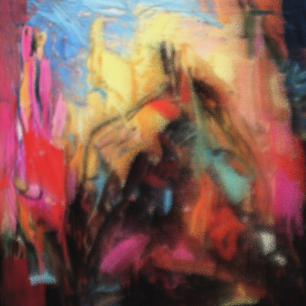 Abstract in Glass & Sand by Thea Menagh