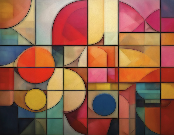 Colourful Abstract Print