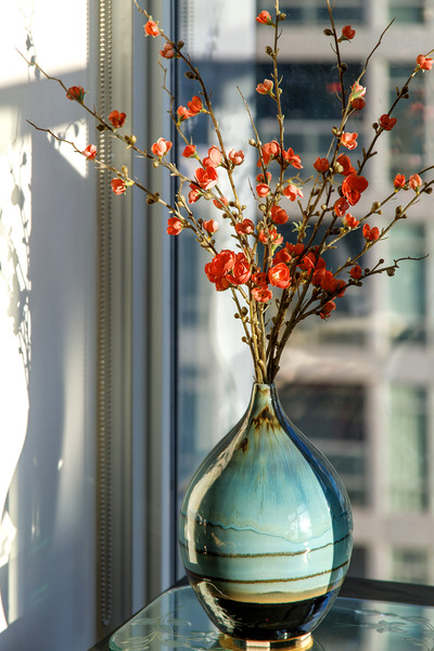 Cherry Blossoms in My New Vase by Thea Menagh
