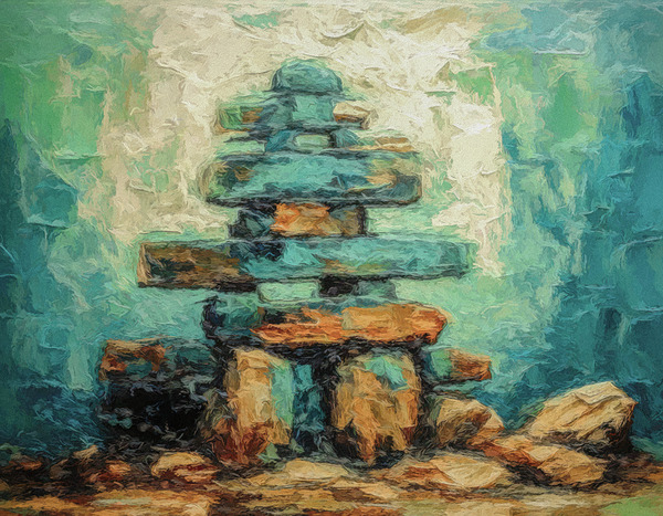Inukshuk  by Thea Menagh