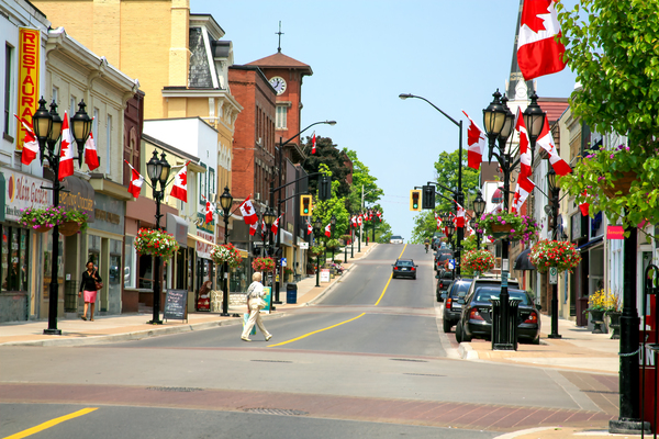 Newmarket on Canada Day Print