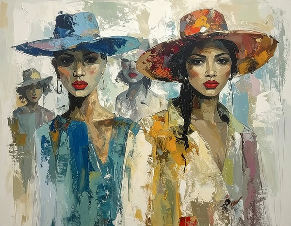 Modelling Hats by Thea Menagh