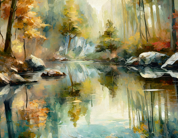 Woodland Reflection Digital Download