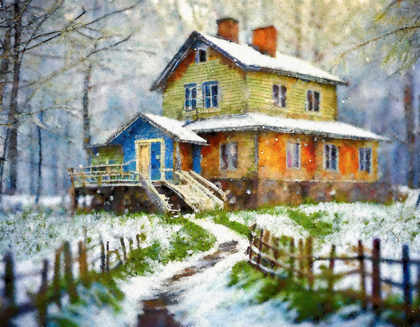 An Artist Lives Here Print