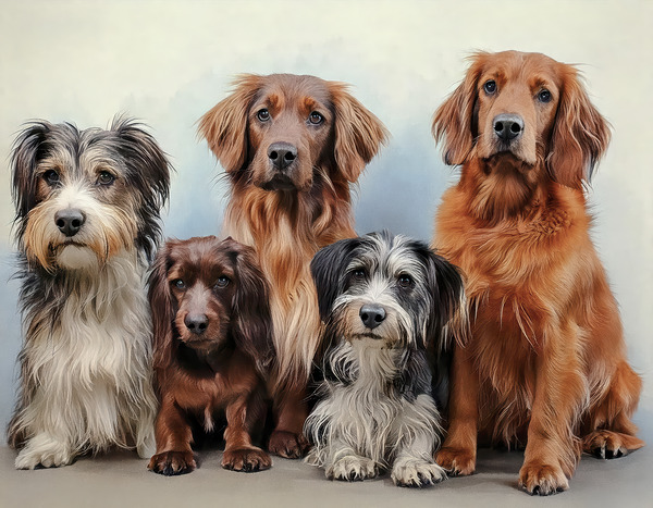 Friends Sitting Nicely Print