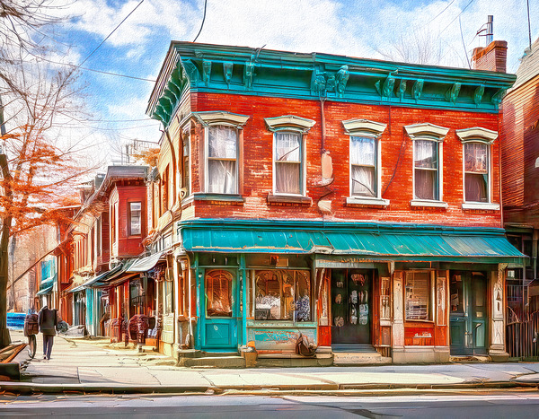 General Store in the Old Part of Town by Thea Menagh