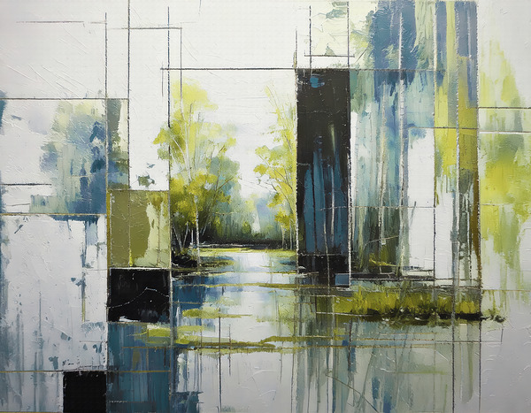 Ink and Watercolours Print