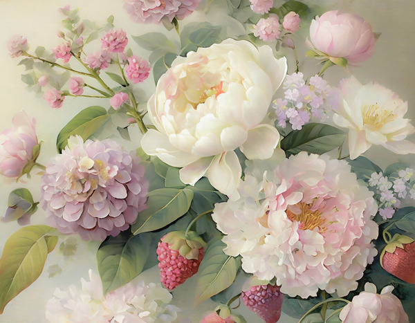 Soft Flower Bouquet Téléchargement Numérique