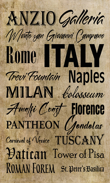 Memoirs of Italy - 01 Print