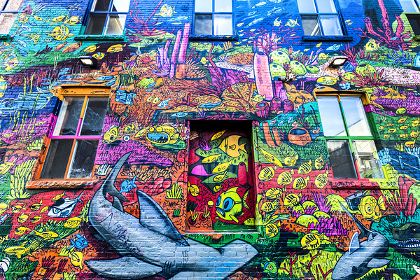 Graffiti Alley in Toronto by Thea Menagh