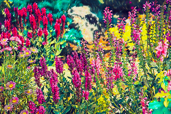 Abstract Flowers Without Limits Digital Download