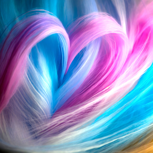 Pink Heart for Valentines Day Print