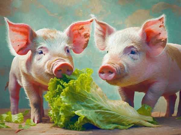 Piggy Went to Market Print