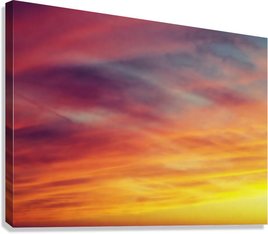 Glow On a Little Longer Canvas Print