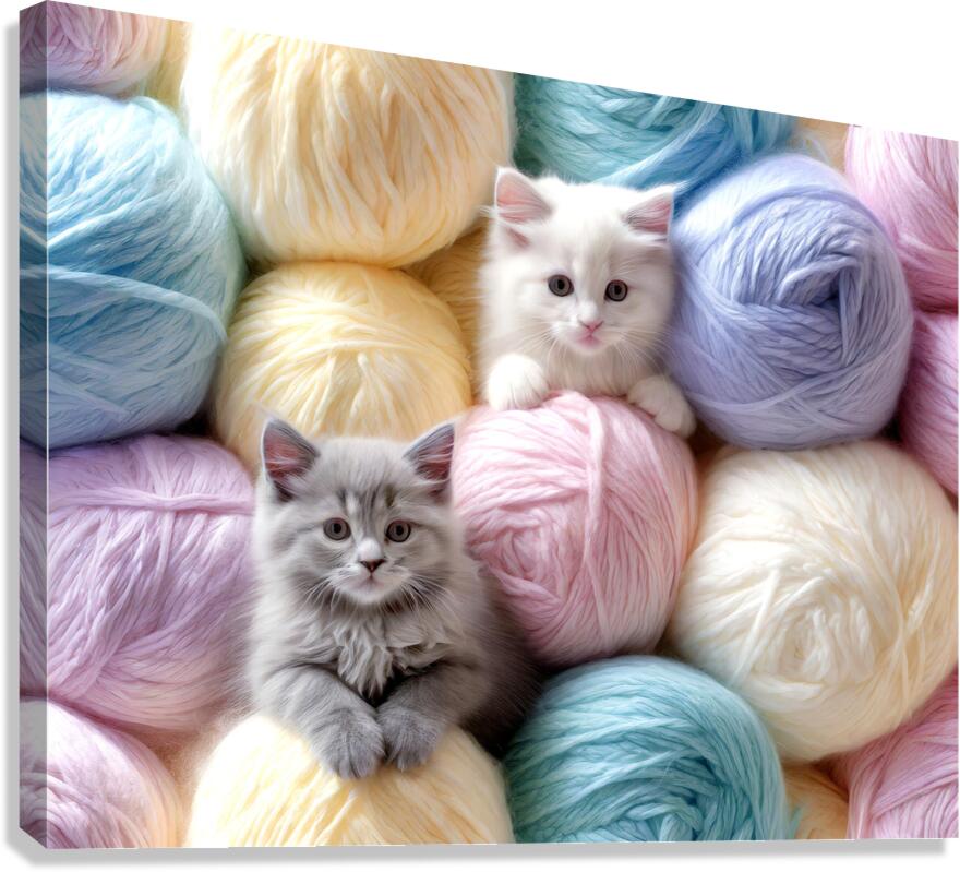 Fluffiness Overload Canvas Print