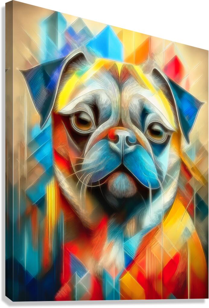Not Your Average Pug Canvas Print
