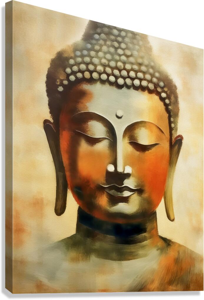 .Buddah Statue Canvas Print