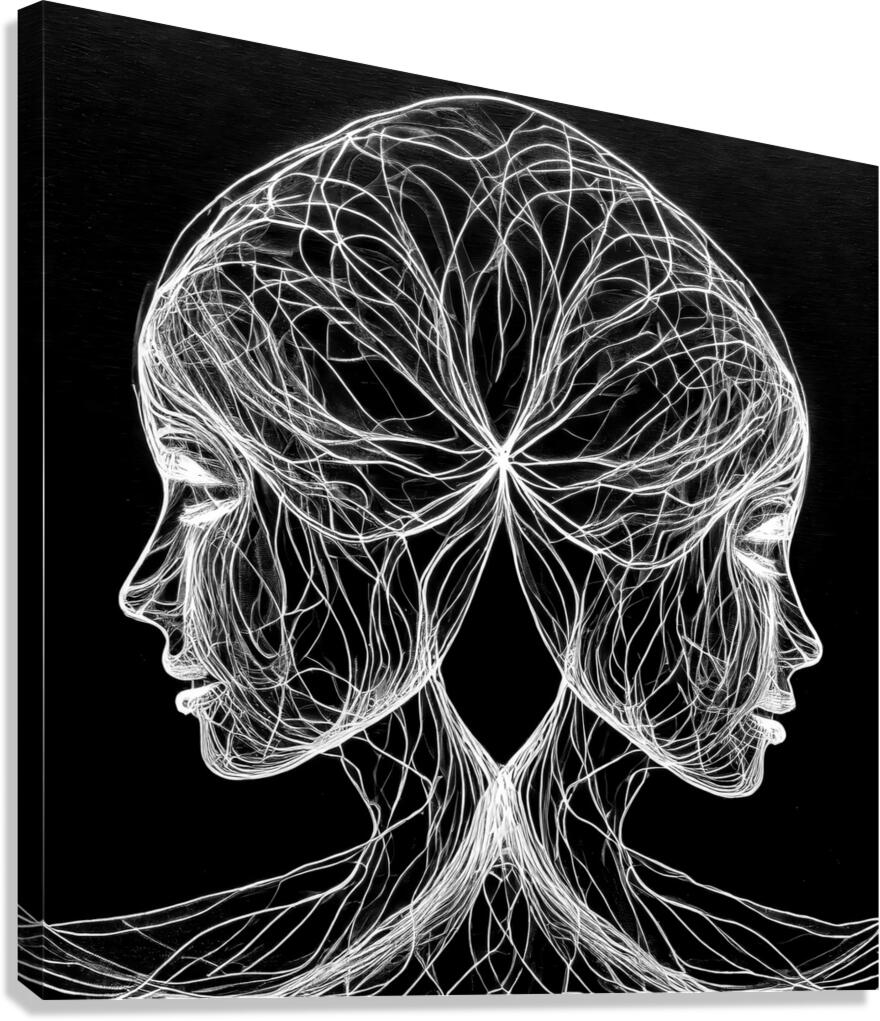 String Art  Canvas Print