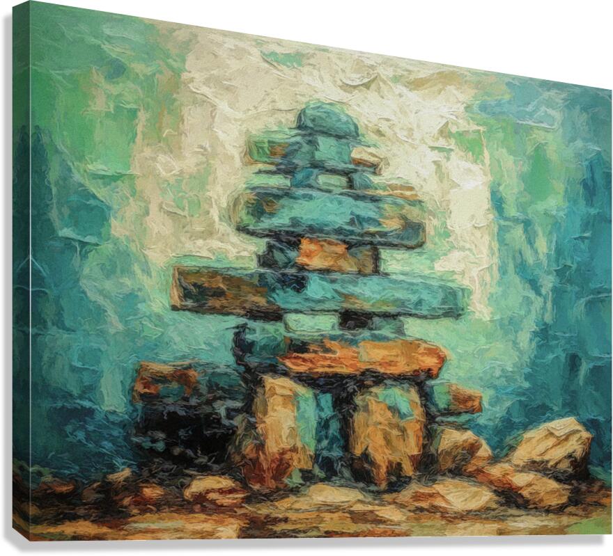 Inukshuk  Canvas Print