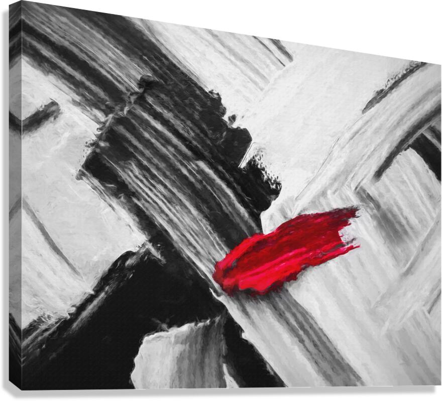 A Wee Bit of Red Canvas Print