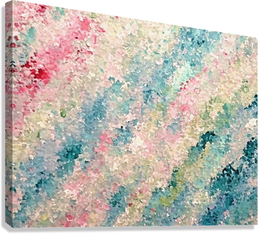 Painted with Fingertips Canvas Print